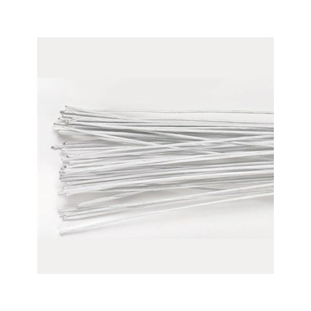 Alambre Floral blanco set/50 -Calibre 26