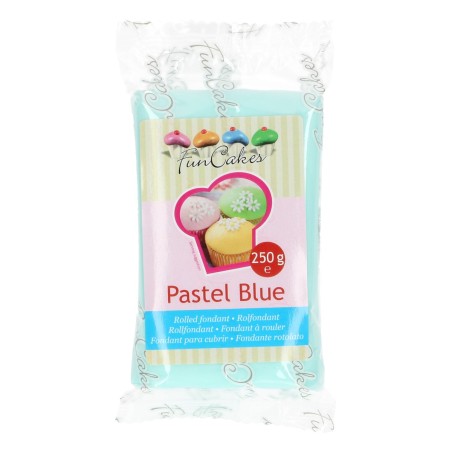 Fondant azul pastel Funcakes 250gr