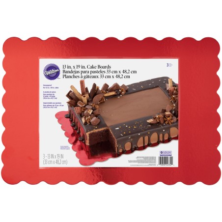 BANDEJA 33X48CM ROJO