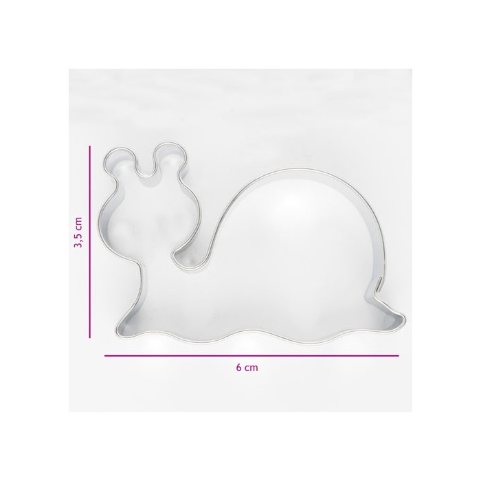 Cortador galletas caracol 6cm