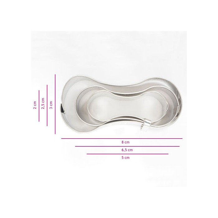 CORTADOR GALLETAS BIZCOCHITOS 3 UNID