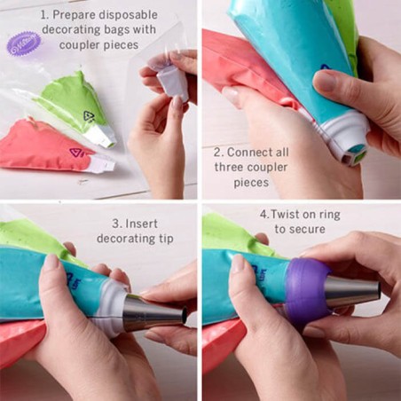 SET DE DECORACION TRICOLOR