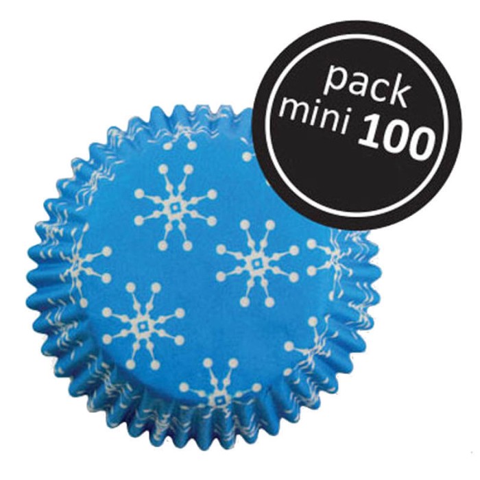 CAPSULAS DE PAPEL MINI - COPO NIEVE 100UND