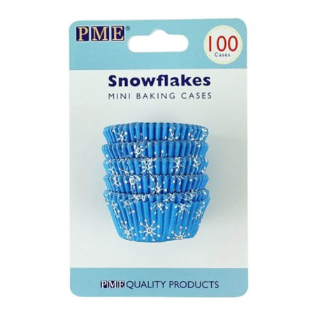 CAPSULAS DE PAPEL MINI - COPO NIEVE 100UND