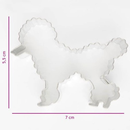 CORTADOR GALLETAS CANICHE 7CM