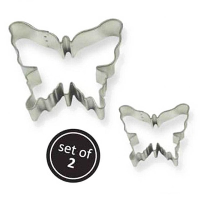 SET 2 CORTADORES GALLETAS MARIPOSA