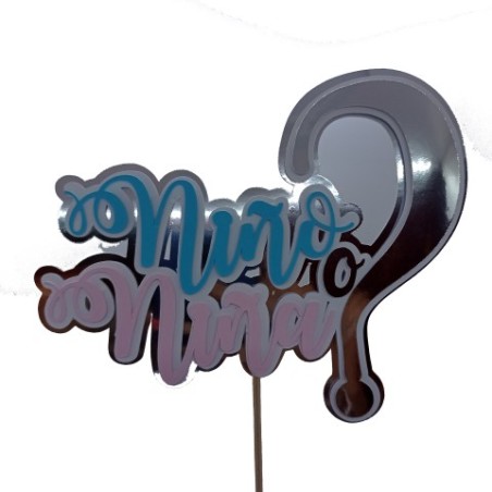 TOPPER NIÑO/NIÑA ? 3 CAPAS