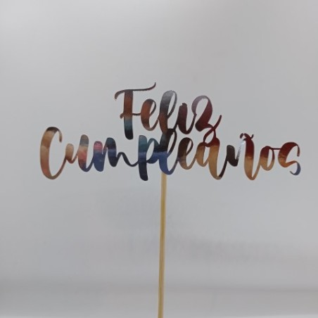 TOPPER FELIZ CUMPLEAÑOS