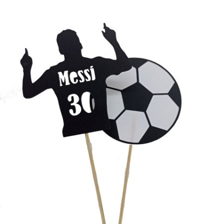 TOPPER JUGADOR MESSI + BALON