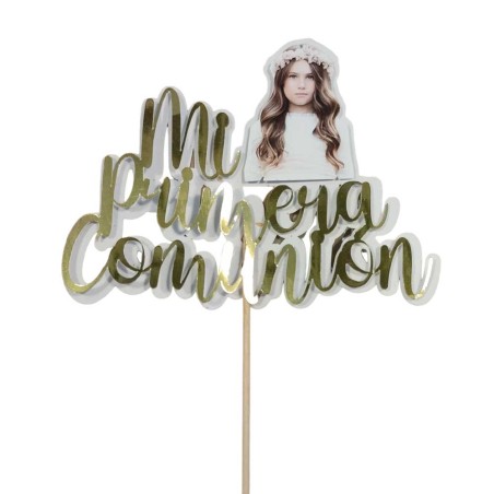 TOPPER MI 1ª COMUNION FOTO PERSONALIZADO