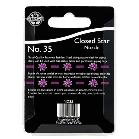 BOQUILLA 35 ESTRELLA ACERO