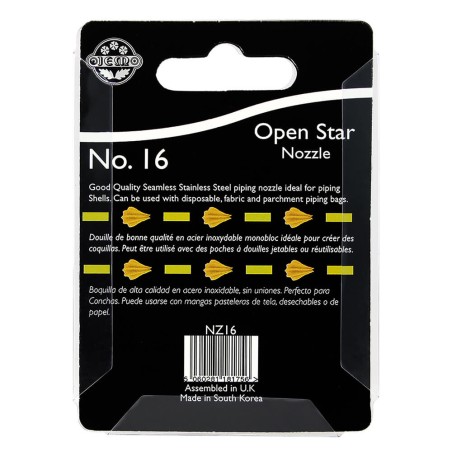 Boquilla estrella 16