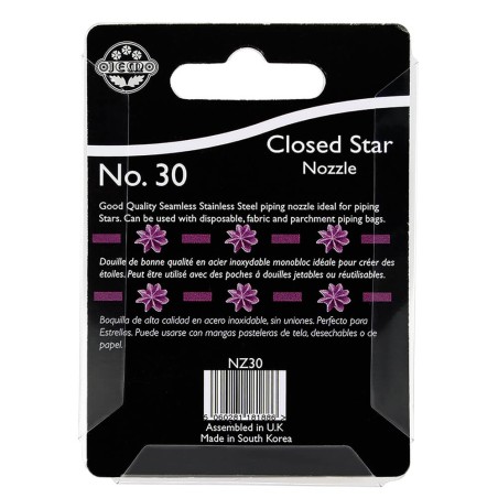 BOQUILLA 30 ESTRELLA ACERO