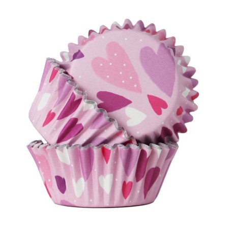 30 CAPSULAS PARA MAGDALENAS - CORAZONES