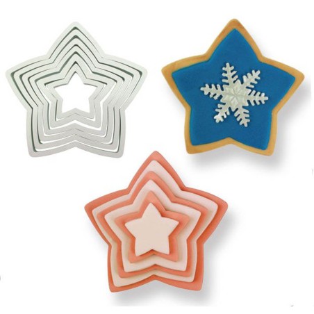 SET 6 CORTADORES ESTRELLA