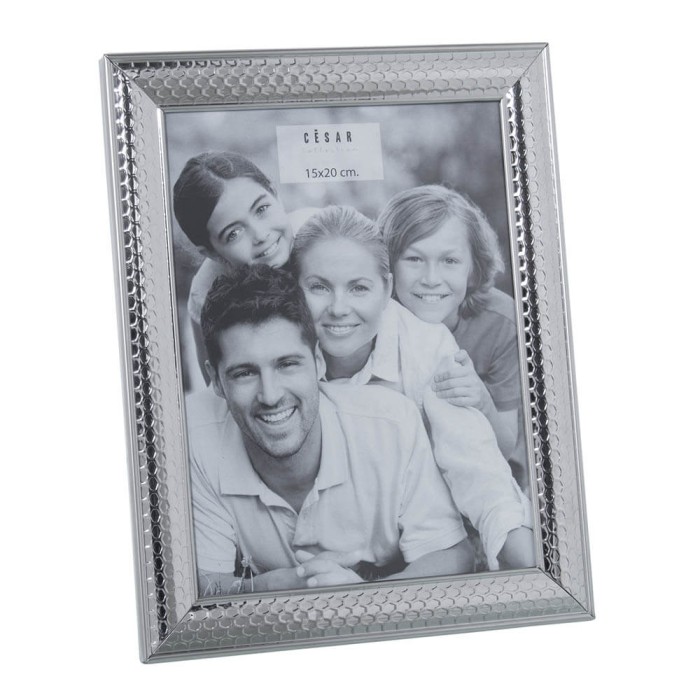 MARCO DE FOTOS 15X20CM PLATEADO SERPIENTE