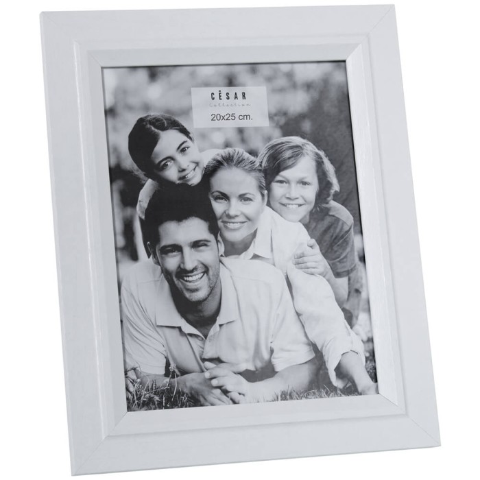 MARCO DE FOTOS 20X25 BLANCO MADERA