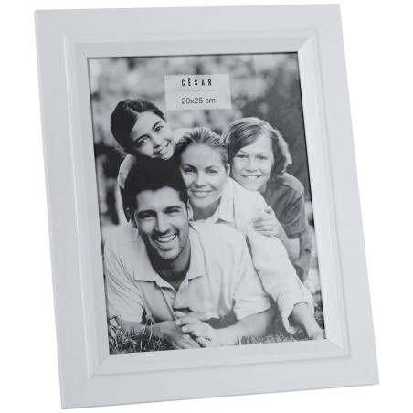 MARCO DE FOTOS 20X25 BLANCO MADERA