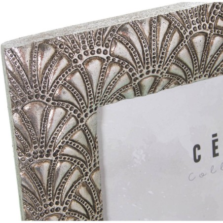 MARCO DE FOTOS 15X20CM PLATEADO ABANICOS