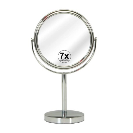 ESPEJO AUMENTO X7 CROMADO