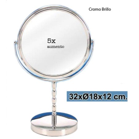 ESPEJO DE AUMENTO X5 32X18X12CM