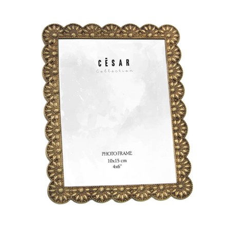 Marco de fotos dorado 10x15cm