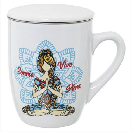 Taza de té - yoga mandala