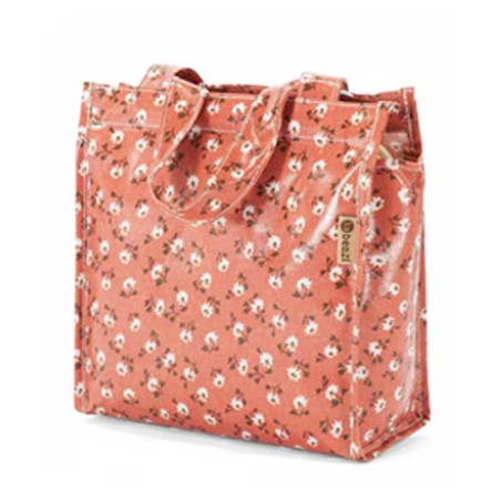 BOLSA DE COMPRA PVC FLORES