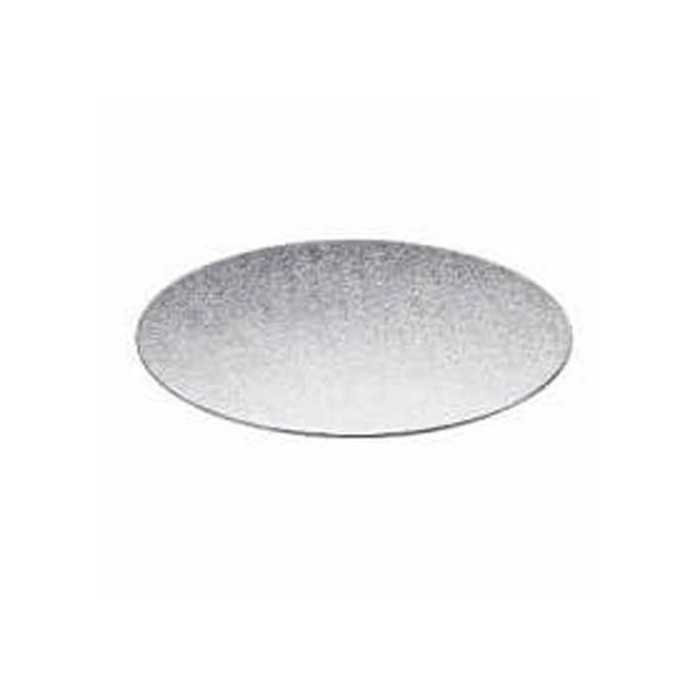 BASE PARA TARTA REDONDA 20CM 3MM PLATA