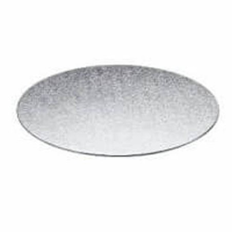 BASE PARA TARTA REDONDA 20CM 3MM PLATA