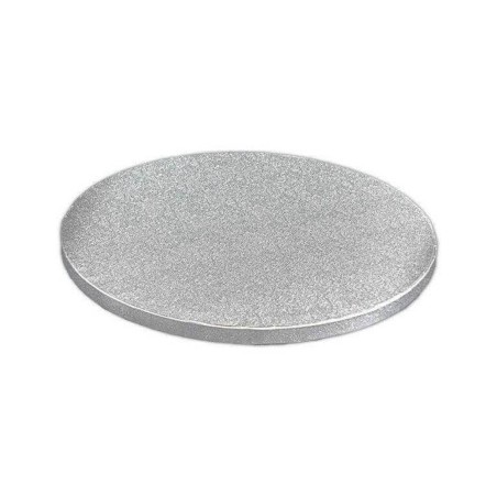 Base para tarta 30cm 12mm plata