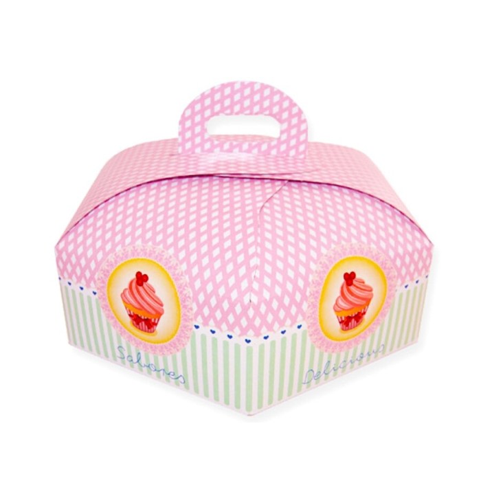 CAJA CON ASA PARA TARTA 30X10CM