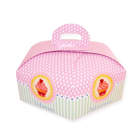 CAJA CON ASA PARA TARTA 30X10CM