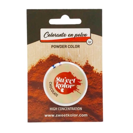 COLORANTE ALIMENTARIO EN POLVO - CHOCOLATE POLVO 3GR