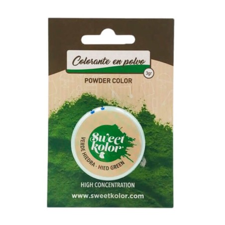 COLORANTE ALIMENTARIO EN POLVO - VERDE HIEDRA 3GR