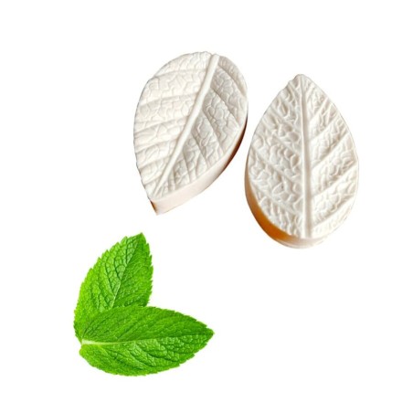 MOLDE HOJAS MENTA SILICONA 