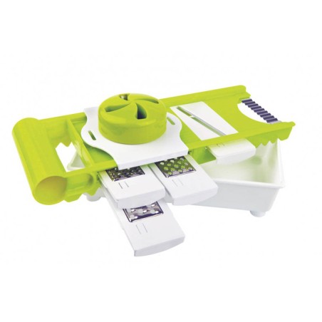 MANDOLINA 5 CUCHILLAS + CONTENEDOR