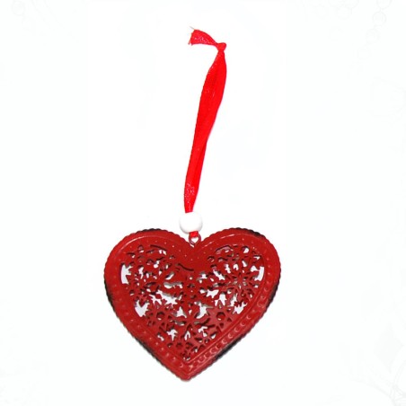 COLGANTE CORAZON ROJO 