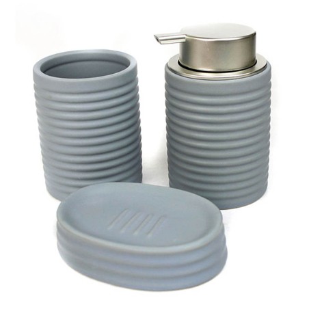 JUEGO DE BAÑO 3P AZUL CERAMICA