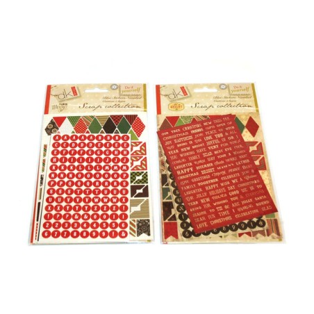 PEGATINAS FRASES NAVIDAD 