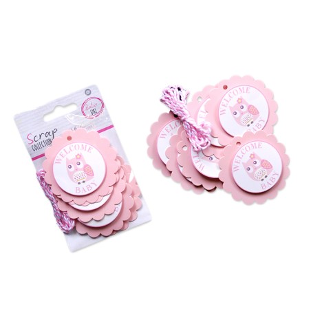 ETIQUETAS BABY SHOWER NIÑA