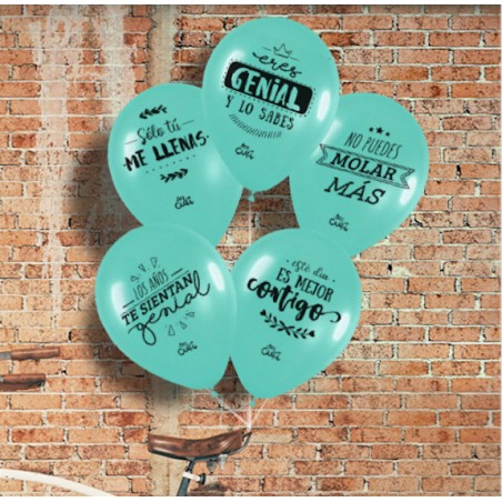 10 GLOBOS MENTA FRASES