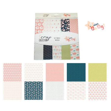 PAPELES DECORADOS BABY GIRL 30X30CM