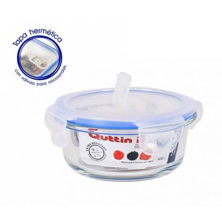 TUPPER CRISTAL - HERMETICO/REDONDO 400