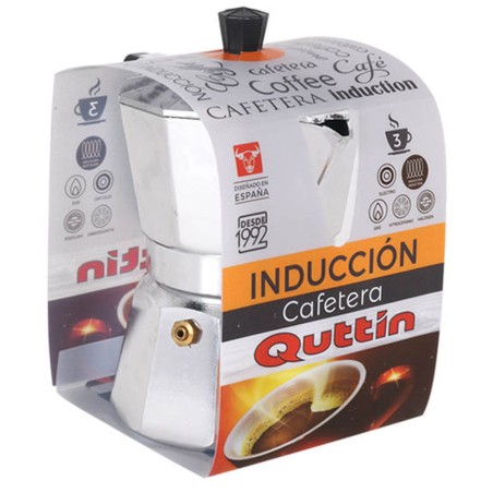 CAFETERA ITALIANA INDUCCION 3 TAZAS
