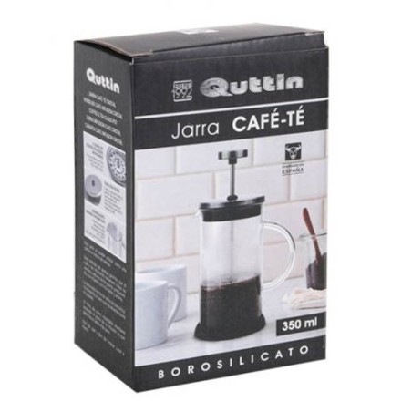 CAFETERA EMBOLO 350ML CRISTAL
