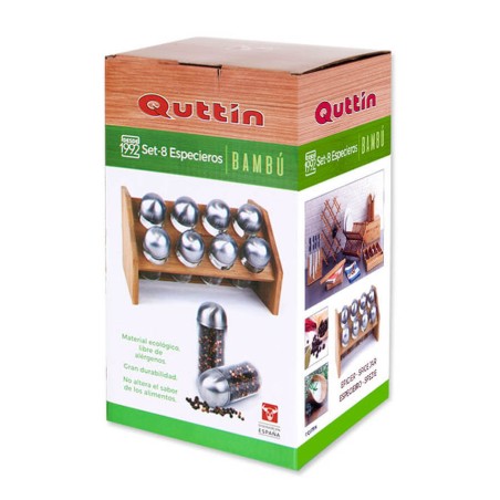 8 ESPECIEROS BAMBU 