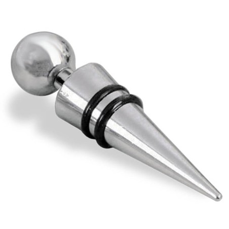 SET 2 TAPONES VINO INOX