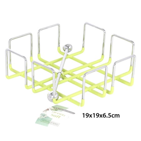 SERVILLETERO METAL - VERDE