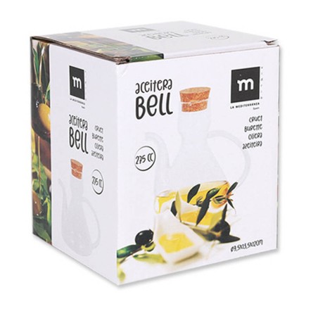ACEITERA DE CRISTAL 275ML TAPON